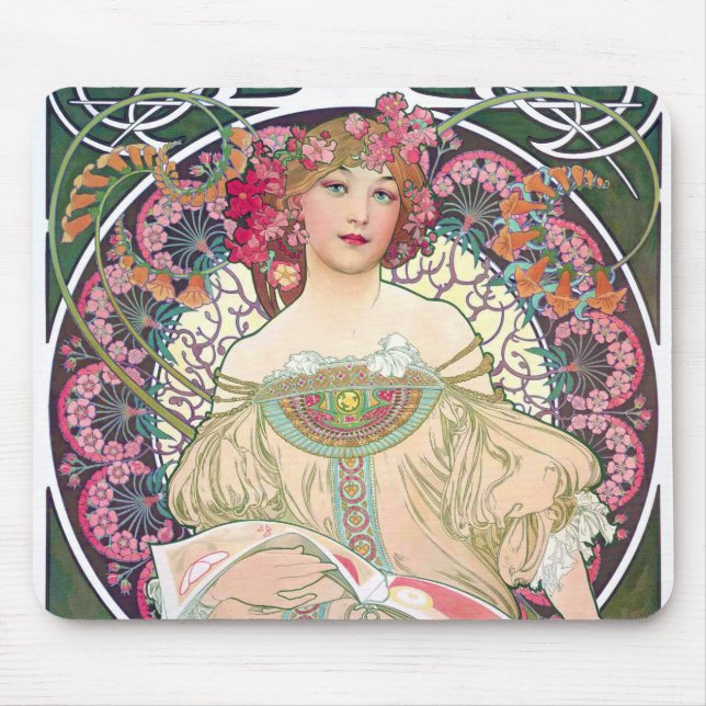 Daydream (Spring), Mucha Mouse Pad (Front)