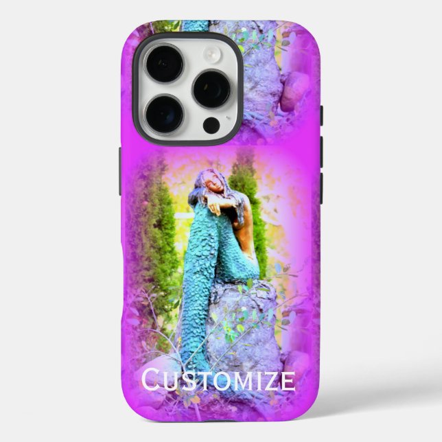 daydreaming mermaid iphone case (Back)