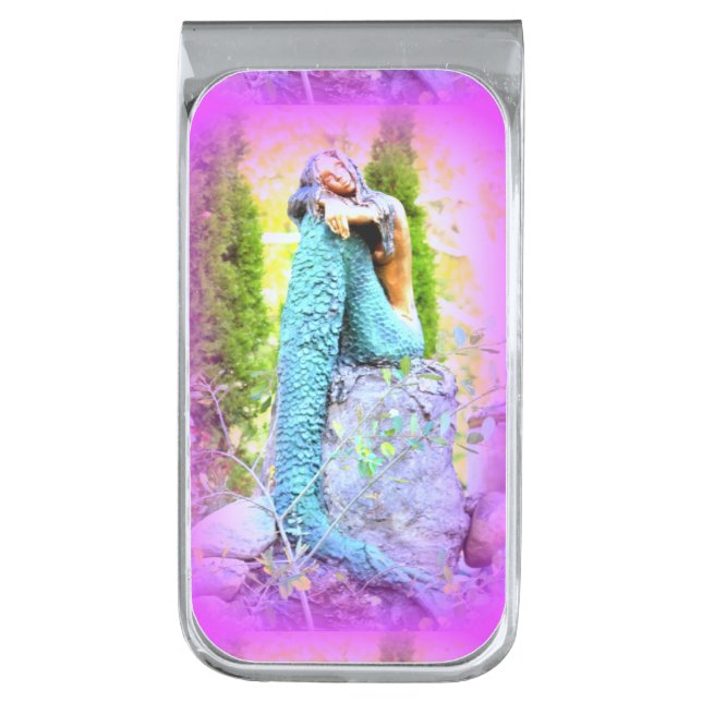 daydreaming mermaid money clip (Front Vertical)