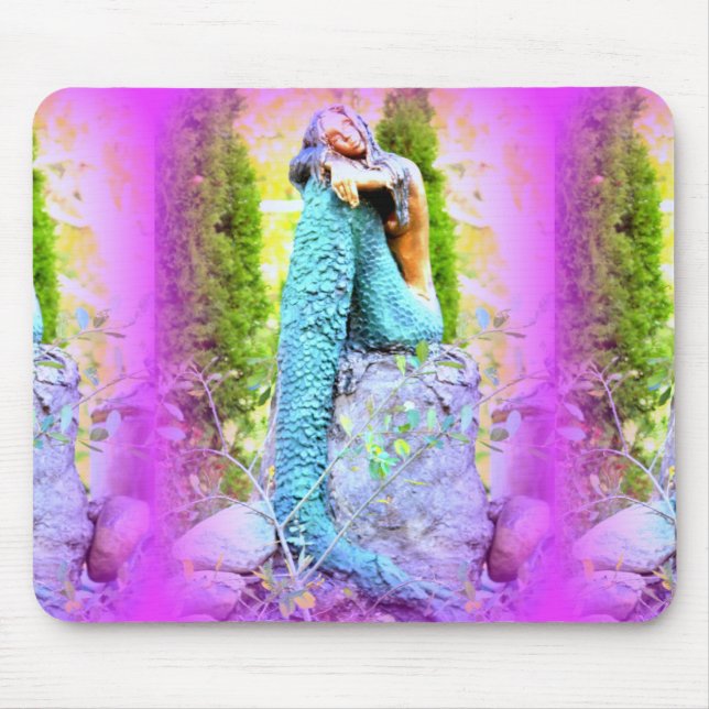 daydreaming mermaid mousepad (Front)