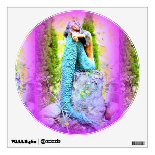 daydreaming mermaid wall decal