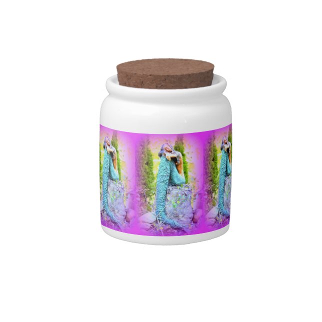 daydreaming mermaids candy jar (Front)