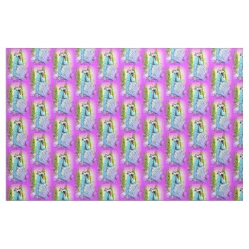 daydreaming mermaids fabric