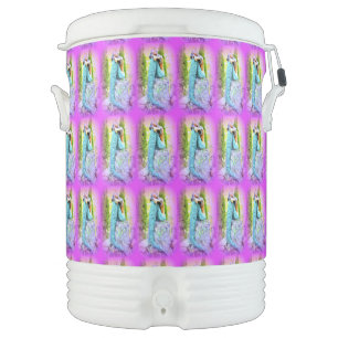 Daydreaming Mermaids Thunder_Cove Beverage Cooler