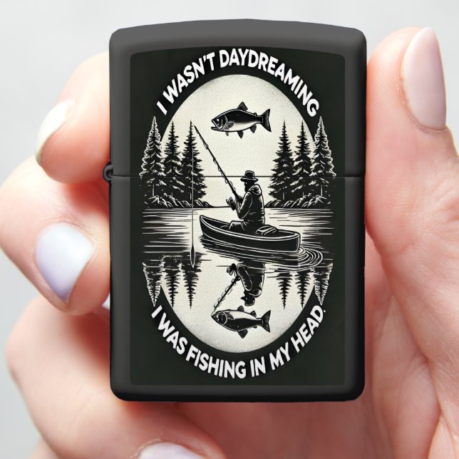 Daydreaming on a Quiet Lake Zippo Lighter (In Hand)