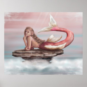 Daydreams Mermaid Poster