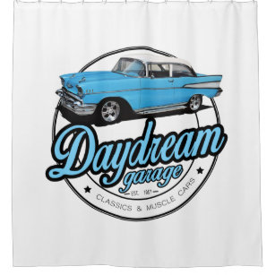 Classic Car Shower Curtains Zazzle Classic Car Shower Curtains Zazzle, Muscle Car Shower Curtain