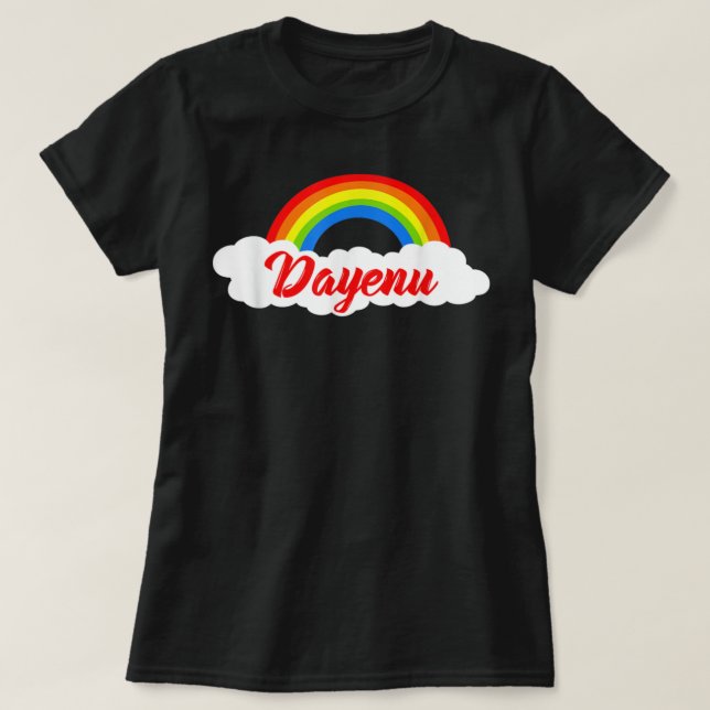 Dayenu Passover Song  - Funny Pesach Seder Dinner  T-Shirt (Design Front)