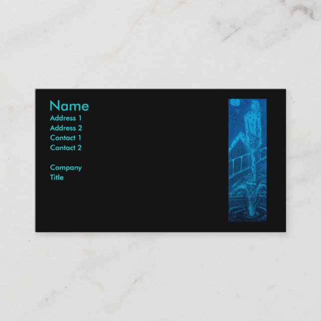 DAYLIGHT SAVINGS TIME BUSINESS CARD (Front)