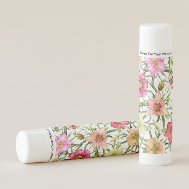 Daylilies All Over Lip Balm (Front)