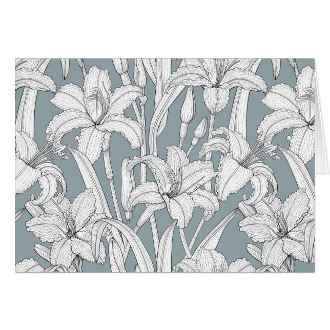 Daylilies Cards (Front Horizontal)