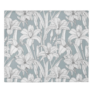 Daylilies Duvet Cover