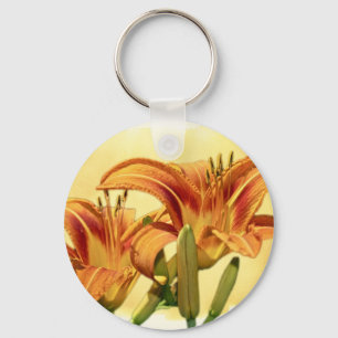 Daylilies - Hemerocallis Keychain