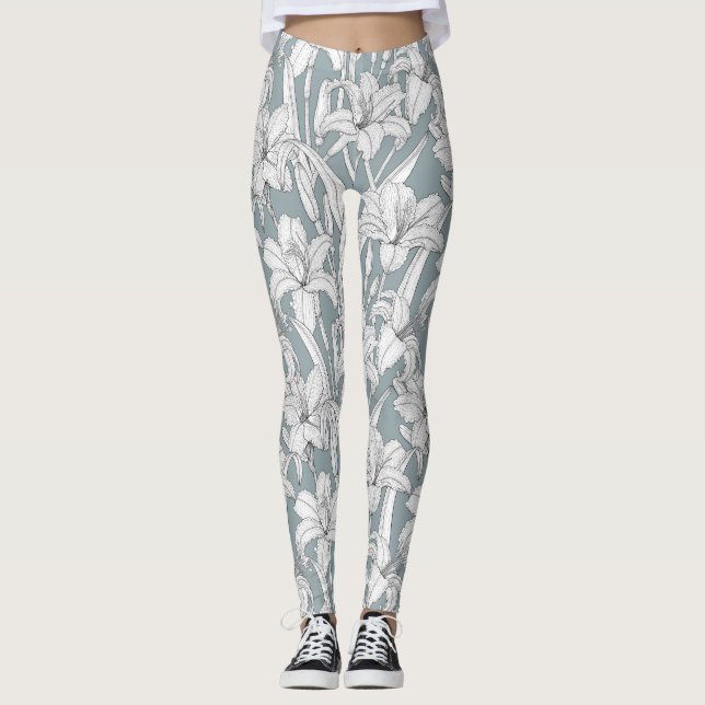 Daylilies Leggings (Front)