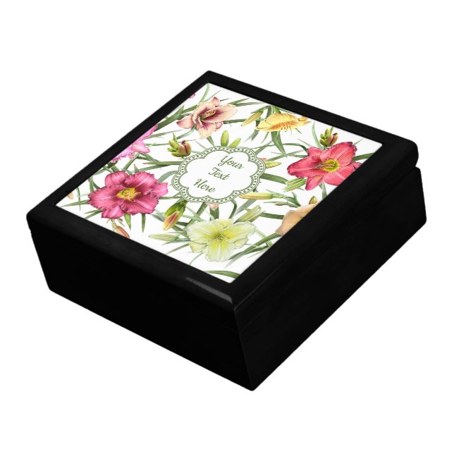 Daylilies Personalized Gift Box (Side)