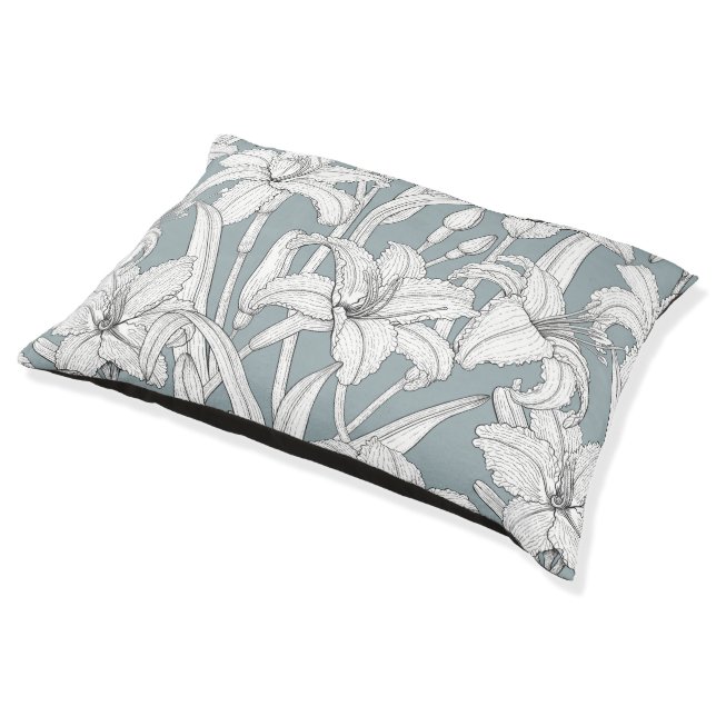 Daylilies Pet Bed (Angled)