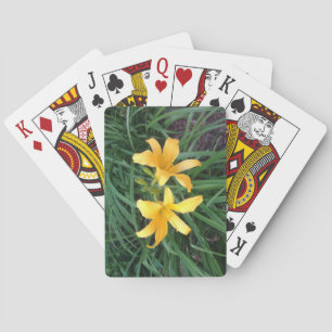 DAYLILY "Downey" Gold Duo -- Poker Cards