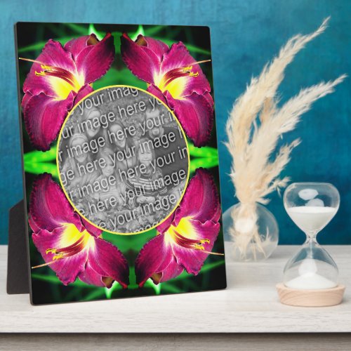 Daylily Flower Create Your Own Photo Plaque