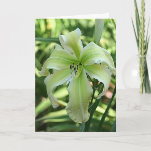 Daylily Heaven Waits For Me Card