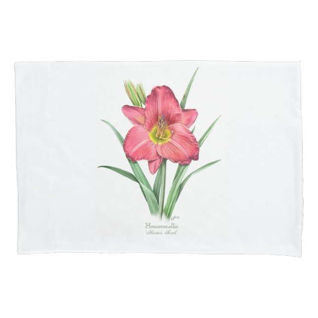 Daylily - Hunter's Torch Pillow Case (Front)