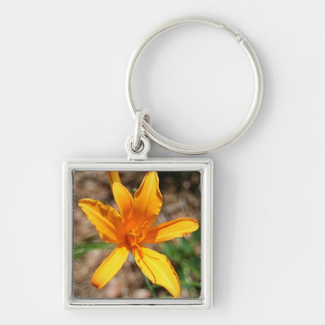 Daylily Keychain (Front)