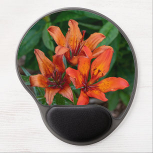 Daylily Orange Canadian Flower Photography Gel Mouse Pad