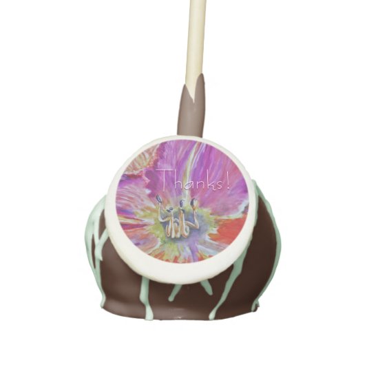 Daylily Thanks Cake Pops (Front)