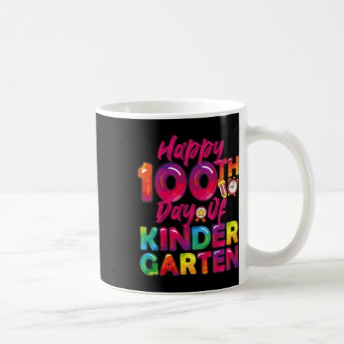 Days All Student Teacher Happy 100th Day Of Kinder Coffee Mug