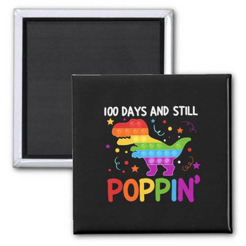 Days And Still Poppin 100th Day Of School  Magnet