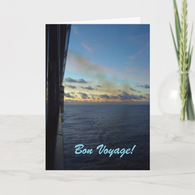 Days at Sea Bon Voyage Card (Front)