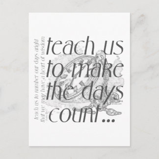 Days Count Postcard