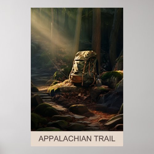 Days End on the Appalachian Trail Poster