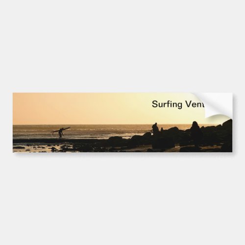 Days End Surfing Bumper Sticker