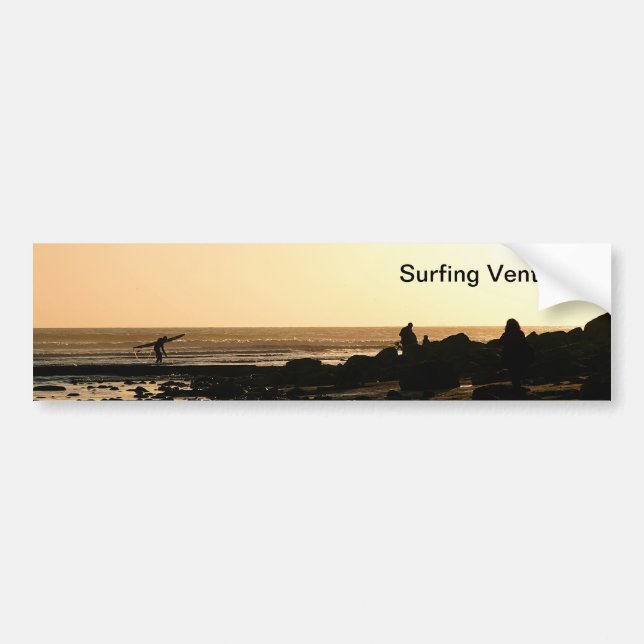Days End Surfing Bumper Sticker (Front)