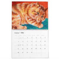 Days in CatLand, Calendar by Louis Wain | Zazzle