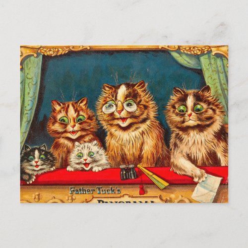 Days in Catland with Louis Wain by Louis Wain Postcard