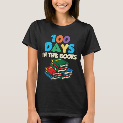 Days In The Books Reading 100th Day School Nerd Gi T_Shirt