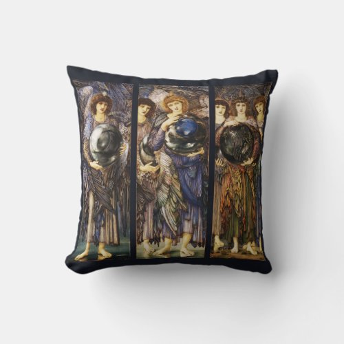 DAYS OF CREATION ANGELS First SecondThird Day Throw Pillow