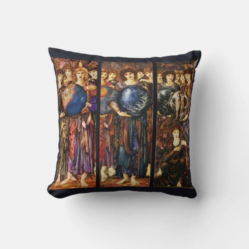 DAYS OF CREATION ANGELS Fourth FifthSixth Day Throw Pillow