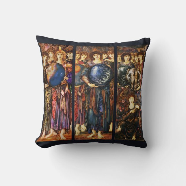 DAYS OF CREATION ANGELS Fourth, Fifth,Sixth Day Throw Pillow (Front)