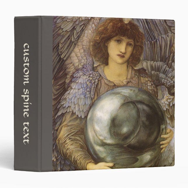 Days of Creation, First Day by Burne Jones 3 Ring Binder (Front/Spine)