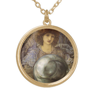 Days of Creation, First Day by Burne Jones Gold Plated Necklace