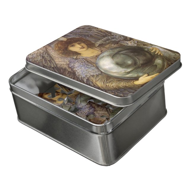 Days of Creation, First Day by Burne Jones Jigsaw Puzzle (Lid Open)