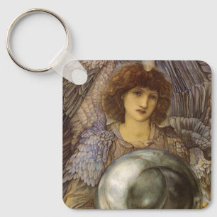 Days of Creation, First Day by Burne Jones Keychain