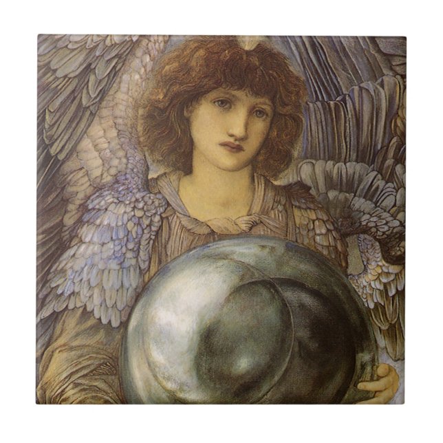 Days of Creation, First Day by Burne Jones Tile (Front)
