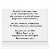 Days of Heaven Cards (Inside Horizontal (Top))