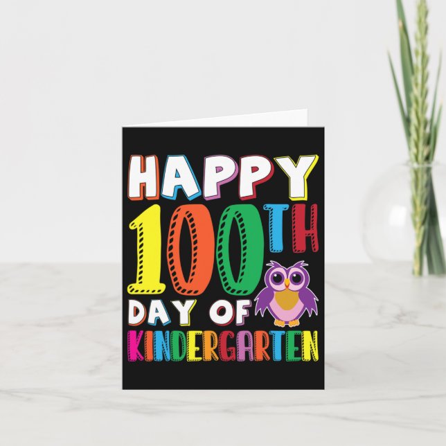Days Of Kindergarten School Costume Got Me Feeling Card (Front)