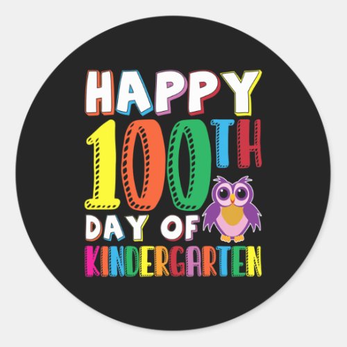 Days Of Kindergarten School Costume Got Me Feeling Classic Round Sticker