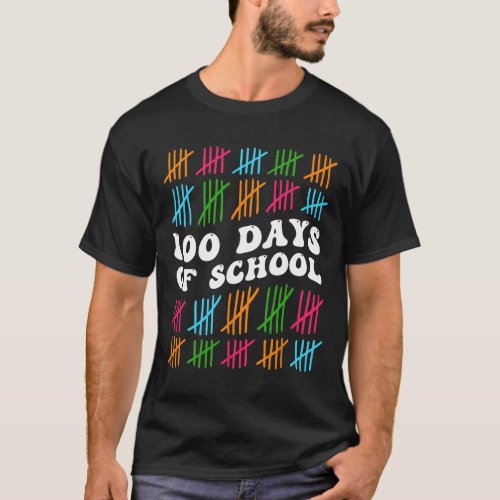 Days Of School 100th Day Of School Student Teacher T_Shirt