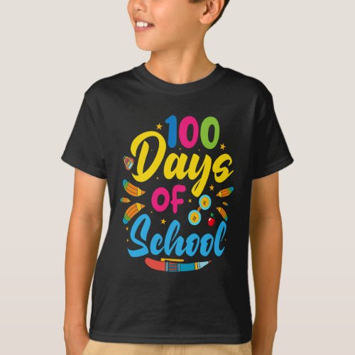 Days Of School 100th Day Of School  T_Shirt